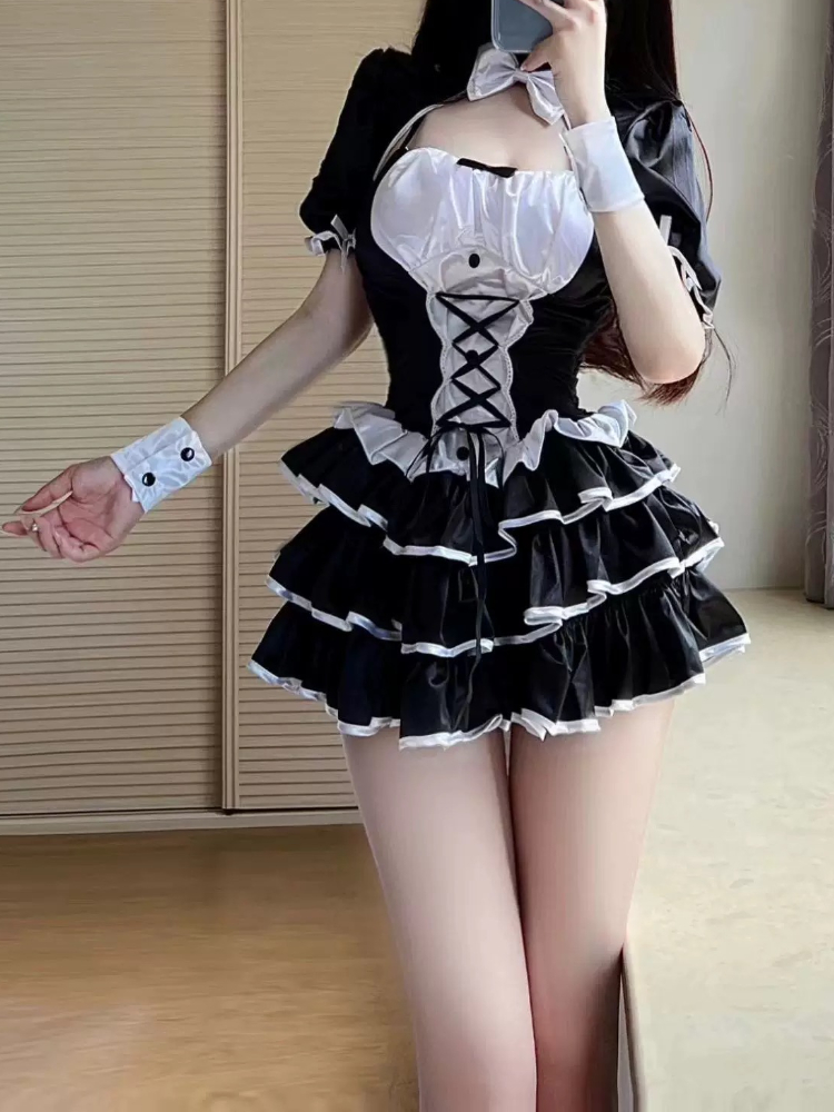 Vintage Fashion Retro Outfit - Summer Japanese Dark Academia Retro Outfit