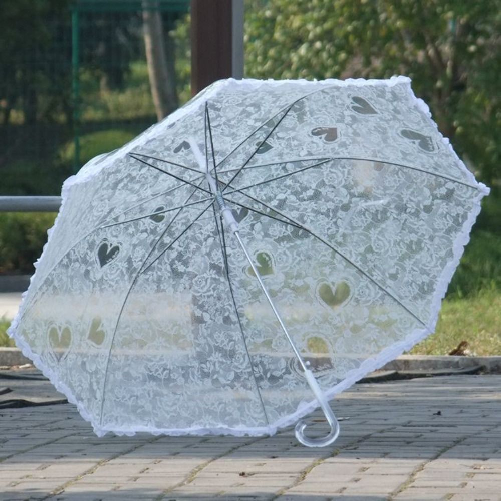 Vintage Fashion Photos - Vintage Foldable Lace Parasol Umbrella Large