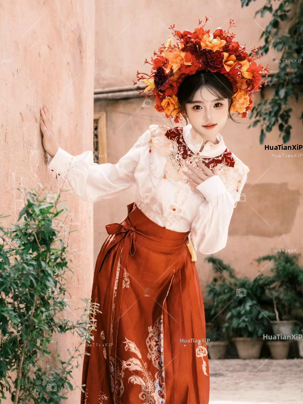 Quanzhou Xunpu Girl's Hanfu Fl - Vintage Fashion Photography avaliação e preço