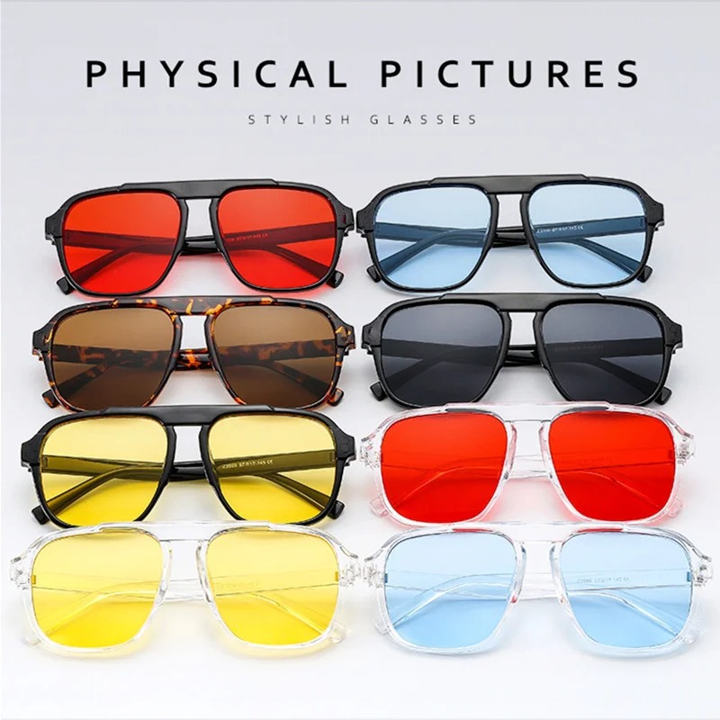 New Oversized Frame Sunglasses - Vintage Fashion Images avaliação e preço