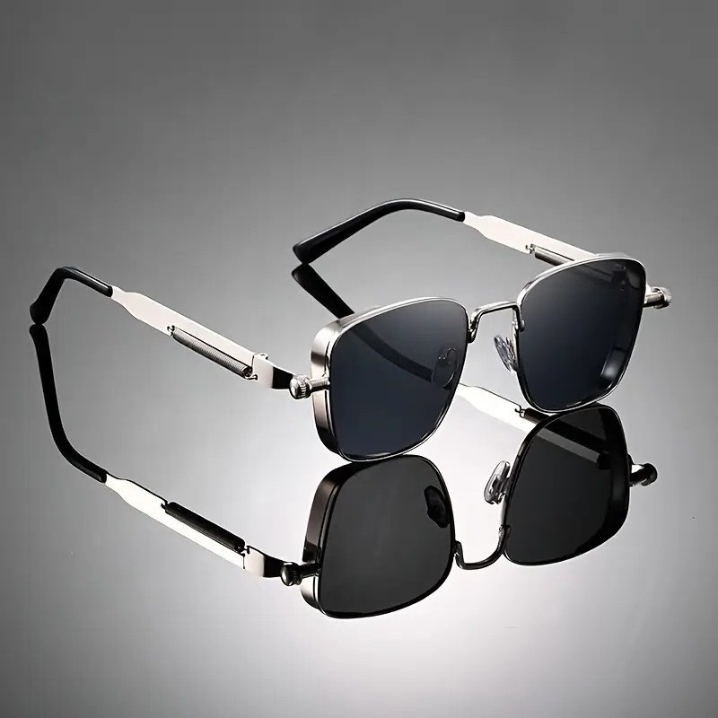 Retro Sunglasses Men's High En - Vintage Fashion Images avaliação e preço
