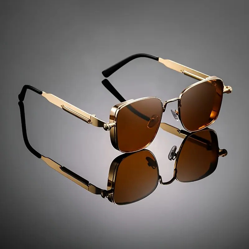 Retro Sunglasses Men's High En - Vintage Fashion Images avaliação e preço