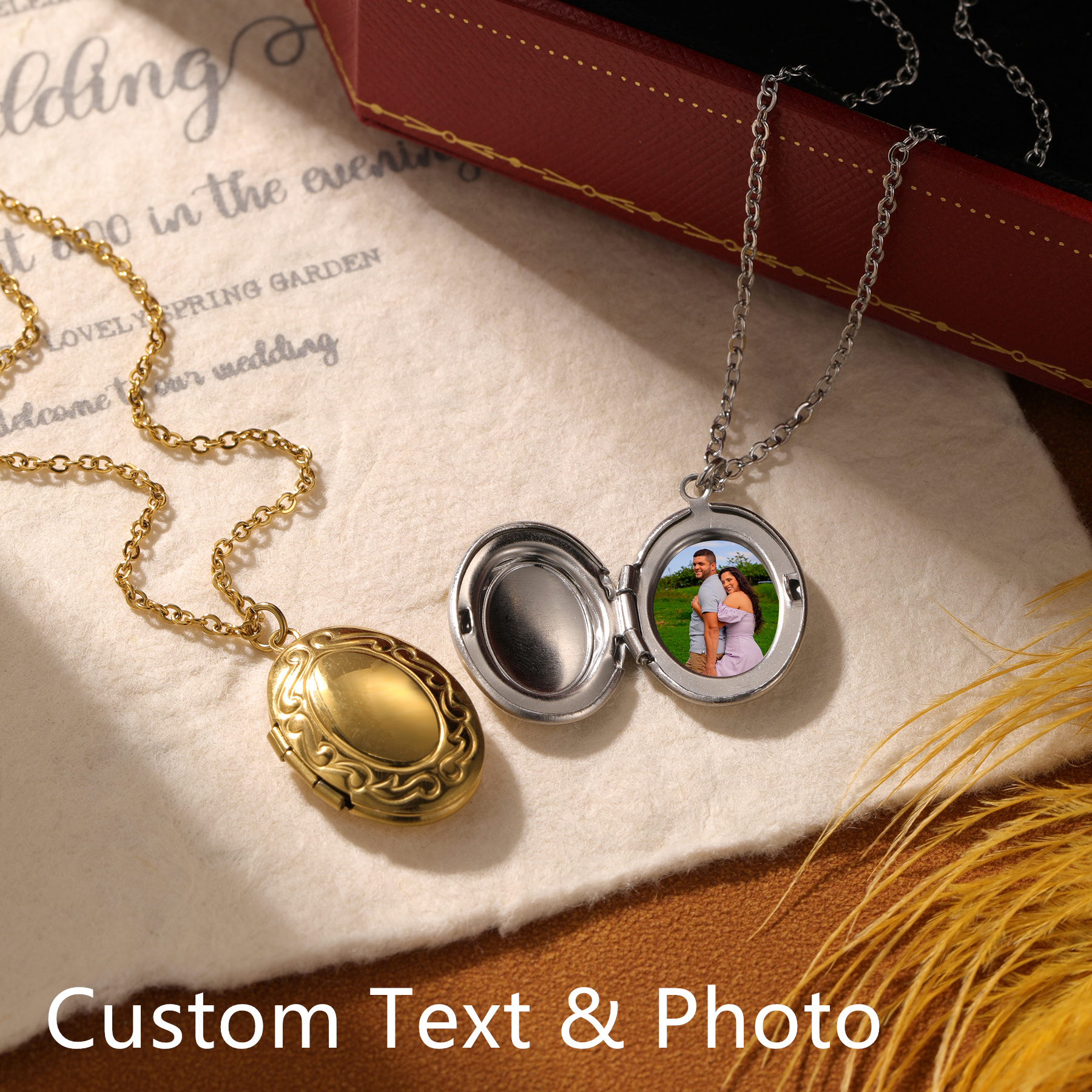 Custom Vintage Necklace with P - Vintage Fashion Photos avaliação e preço