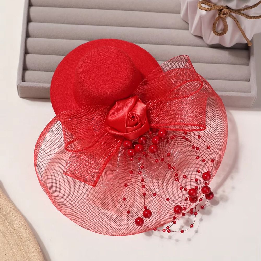 Fashion Elegant Mesh Top Hat B - Vintage Fashion Photos avaliação e preço