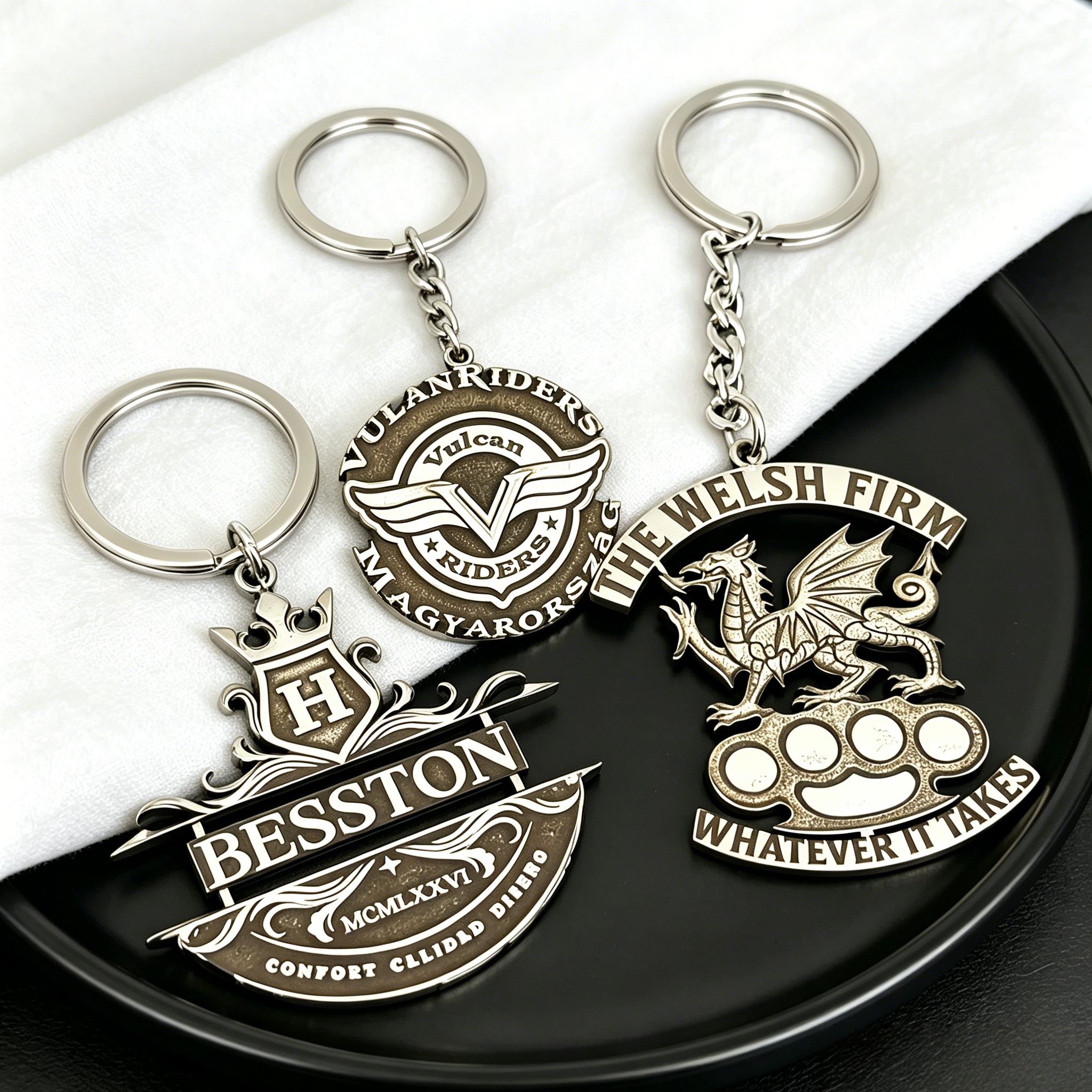 Custom Logo Keychain Vintage P - Vintage Fashion Photos avaliação e preço
