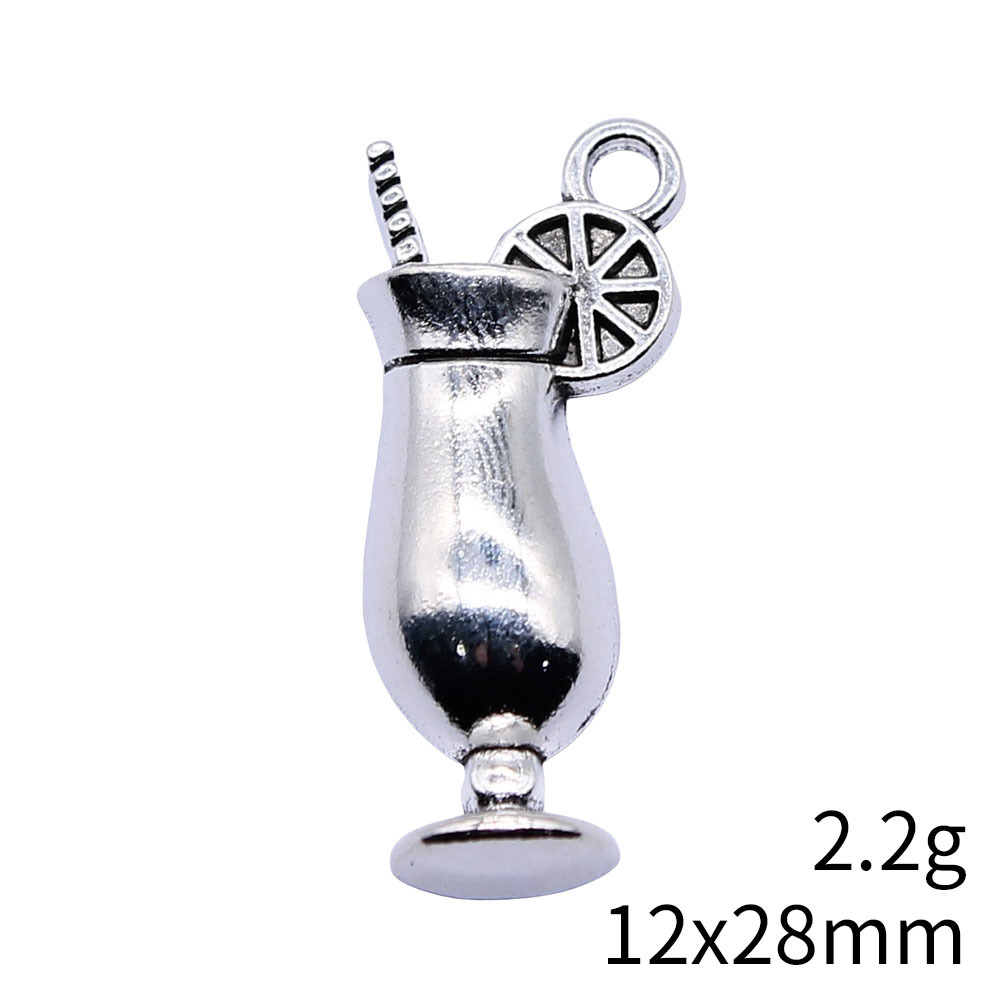 4pcs 12x28mm Antique Silver Co - Vintage Fashion Tumblr avaliação e preço