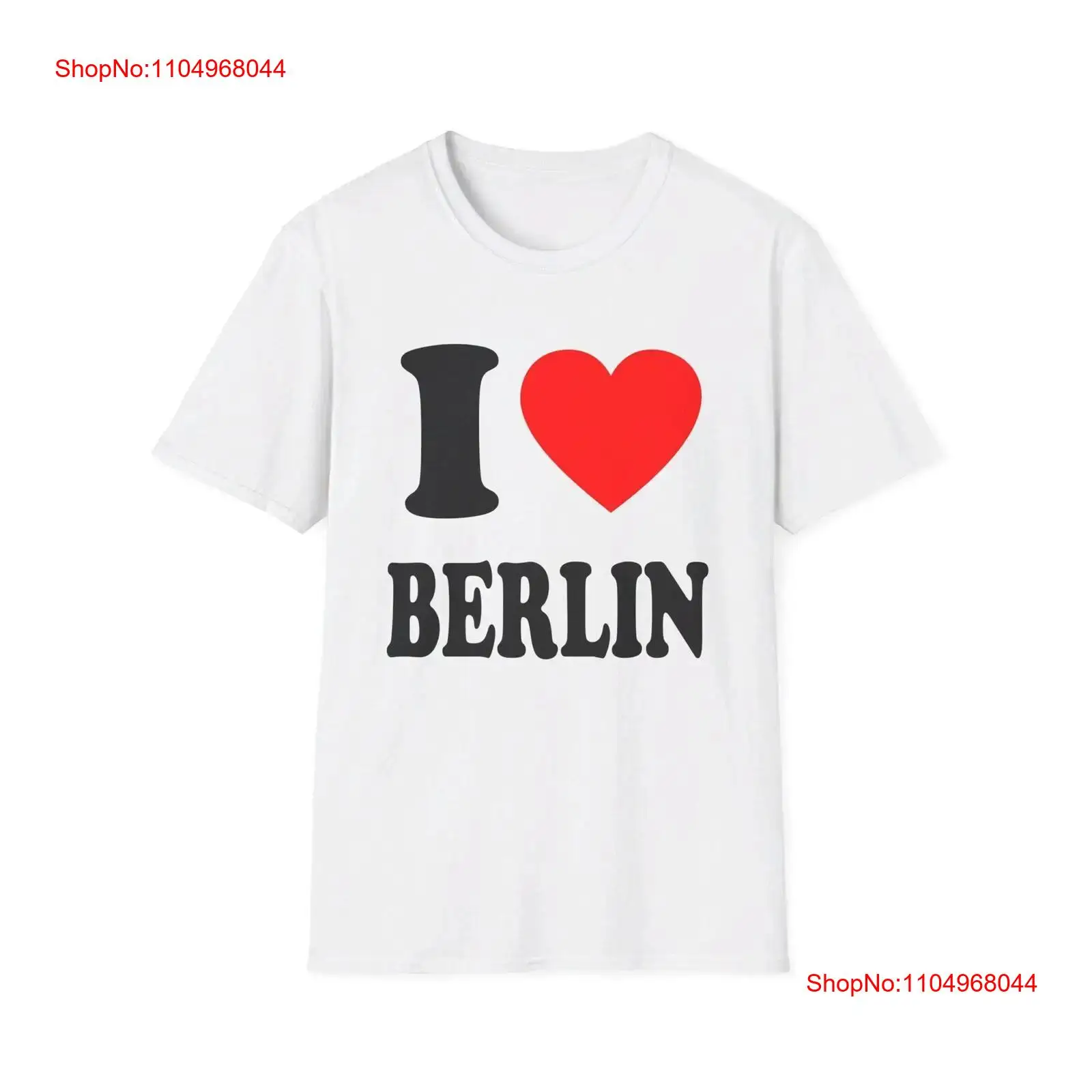 I Love Berlin T Shirt Germany  - Vintage Fashion Berlin avaliação e preço