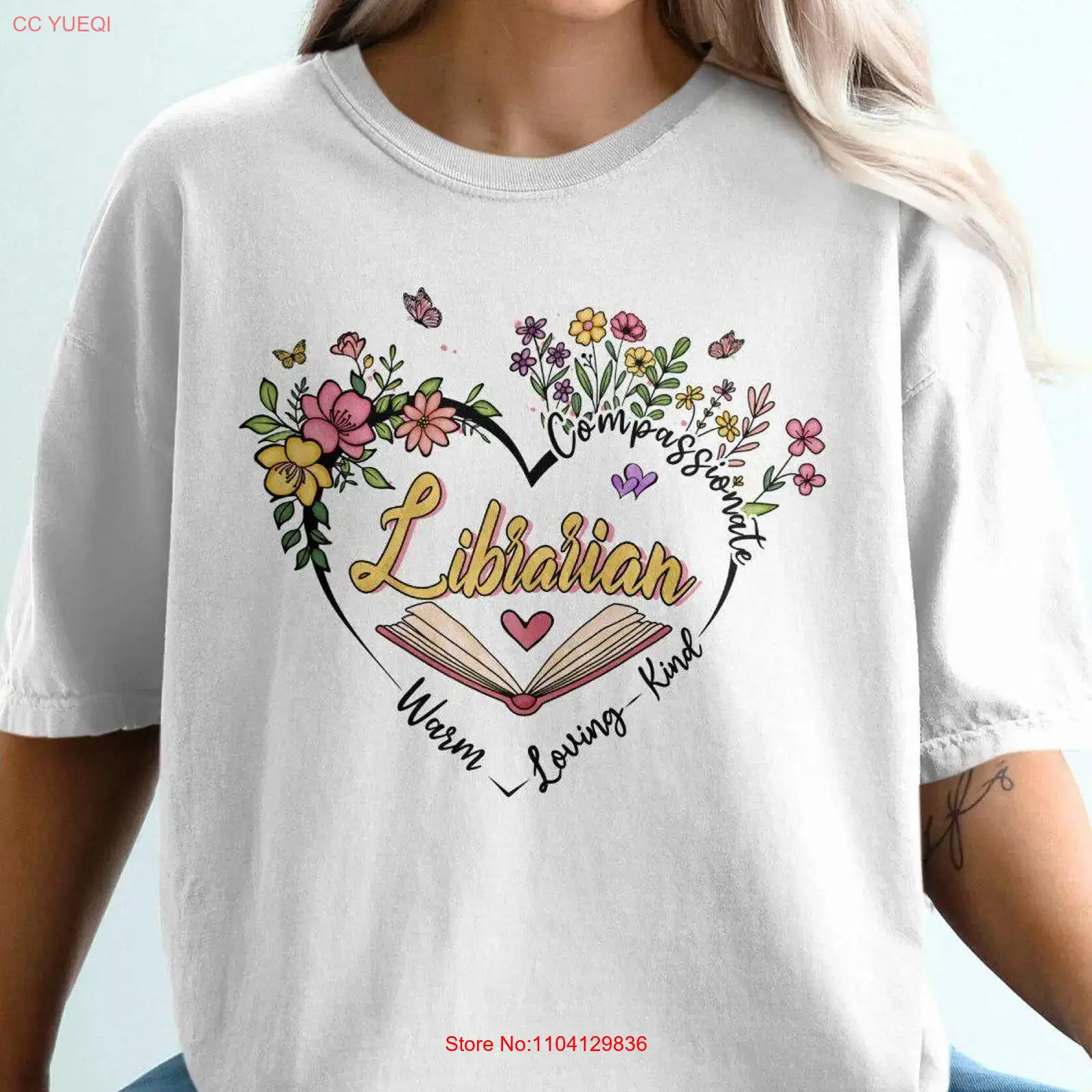 Librarian T Shirt Library Love - Vintage Fashion Library avaliação e preço