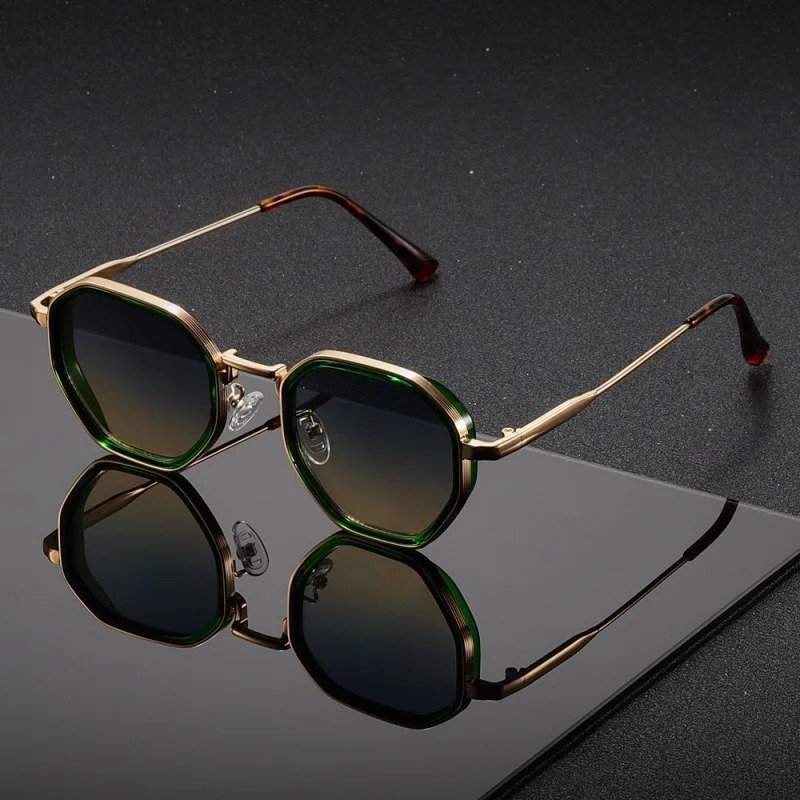 1 Pair Unisex Round Metal Fash - Vintage Fashion Images avaliação e preço