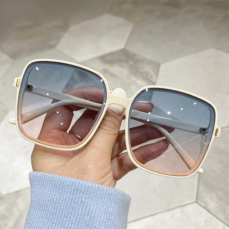 Vintage Oversized Square Sungl - Vintage Fashion Images avaliação e preço