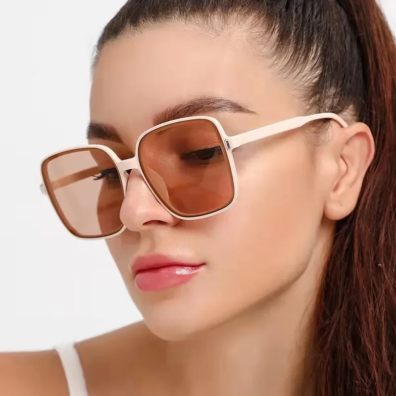 Vintage Oversized Square Sungl - Vintage Fashion Images avaliação e preço