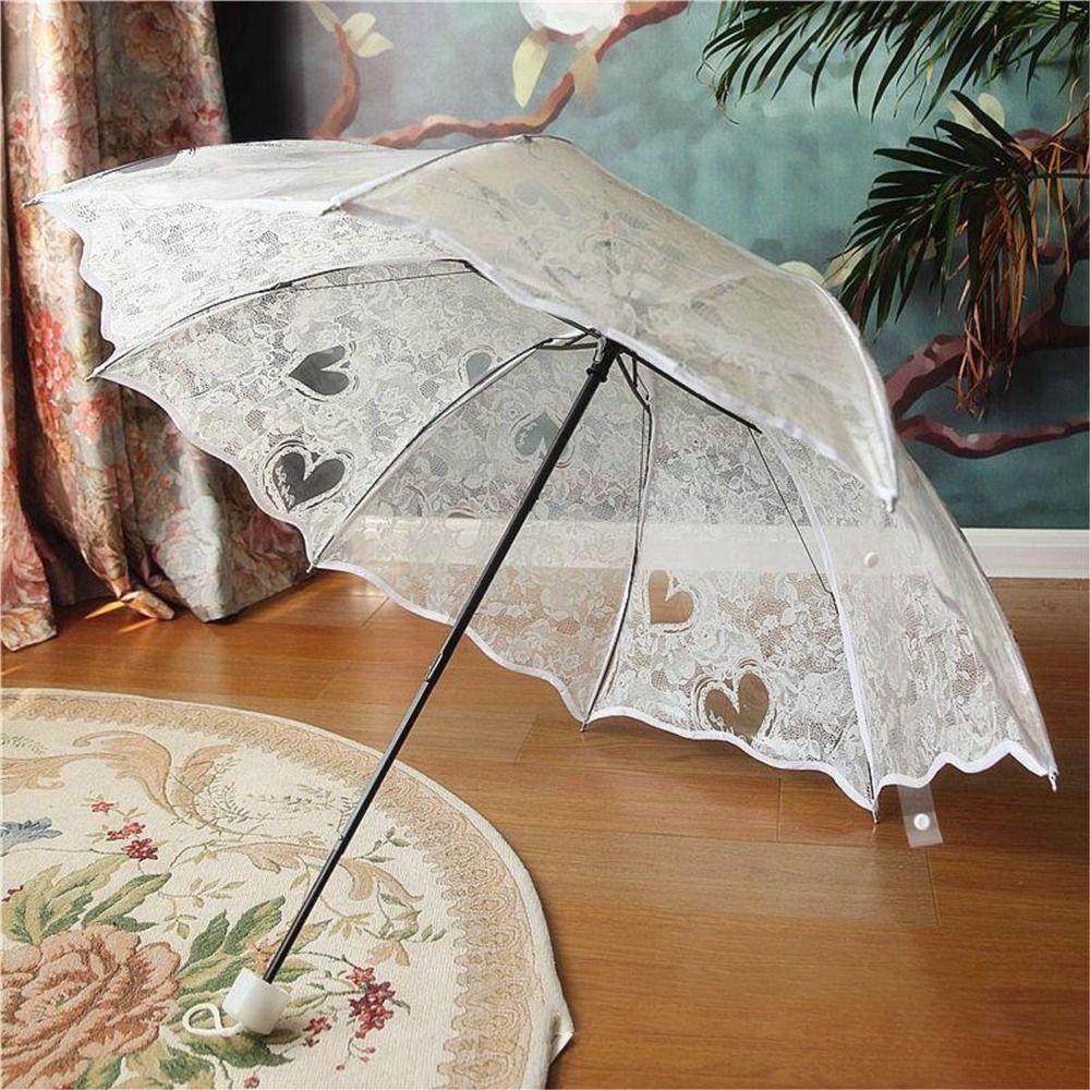 Vintage Foldable Lace Parasol  - Vintage Fashion Photos avaliação e preço