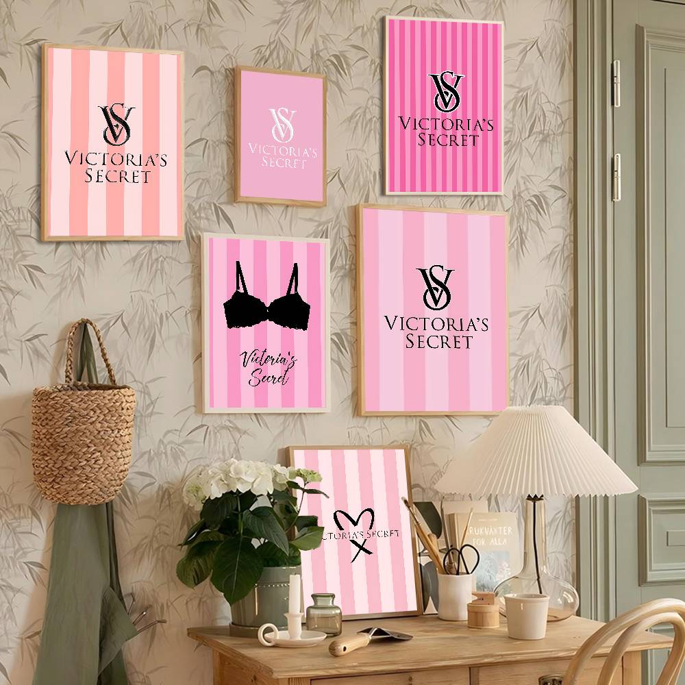 V-Victorias-Fashion-S-Secret V - Vintage Fashion Prints For Wall avaliação e preço