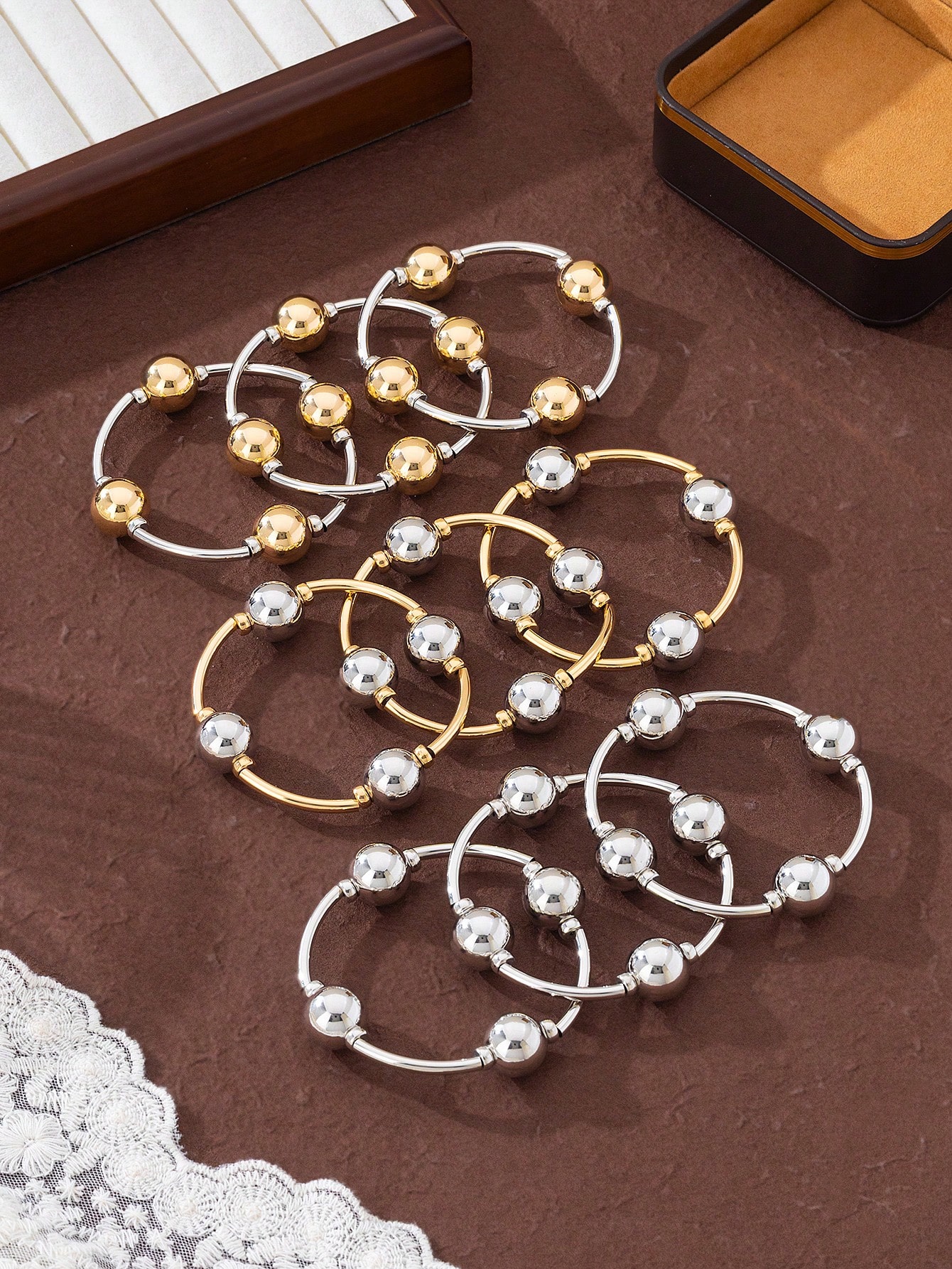 Vintage Pearl Bracelet 3Pcs Se - Vintage Fashion Photography avaliação e preço