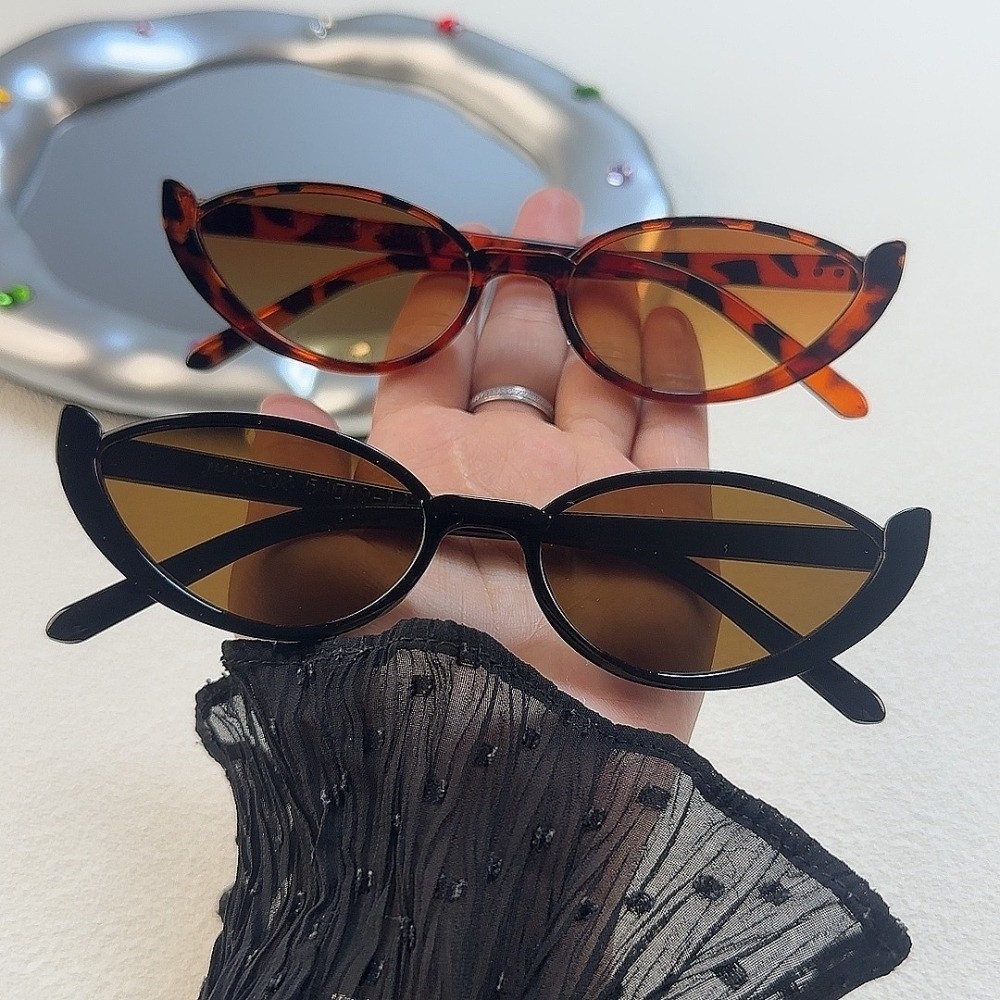 Fashion Half-frame Cat Eye Sun - Vintage Fashion Photography avaliação e preço