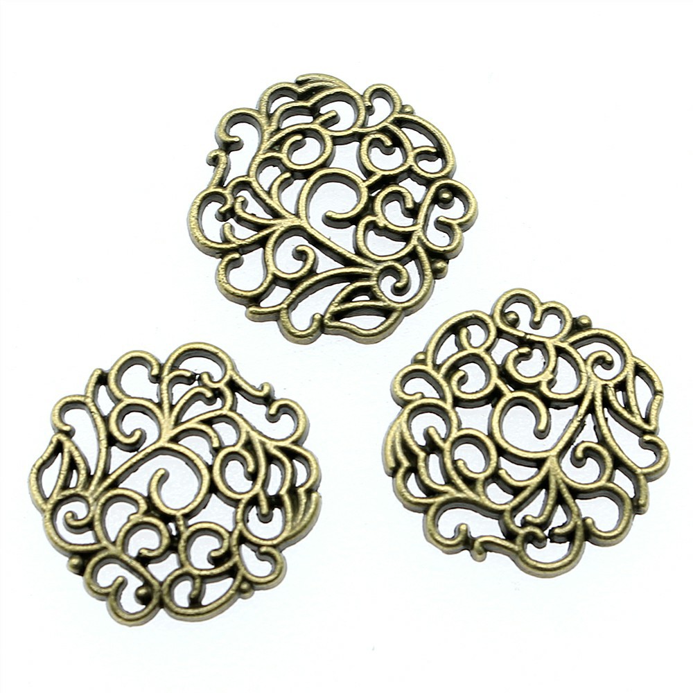 10pcs 18x18mm 2 Colors Antique - Vintage Fashion Tumblr avaliação e preço