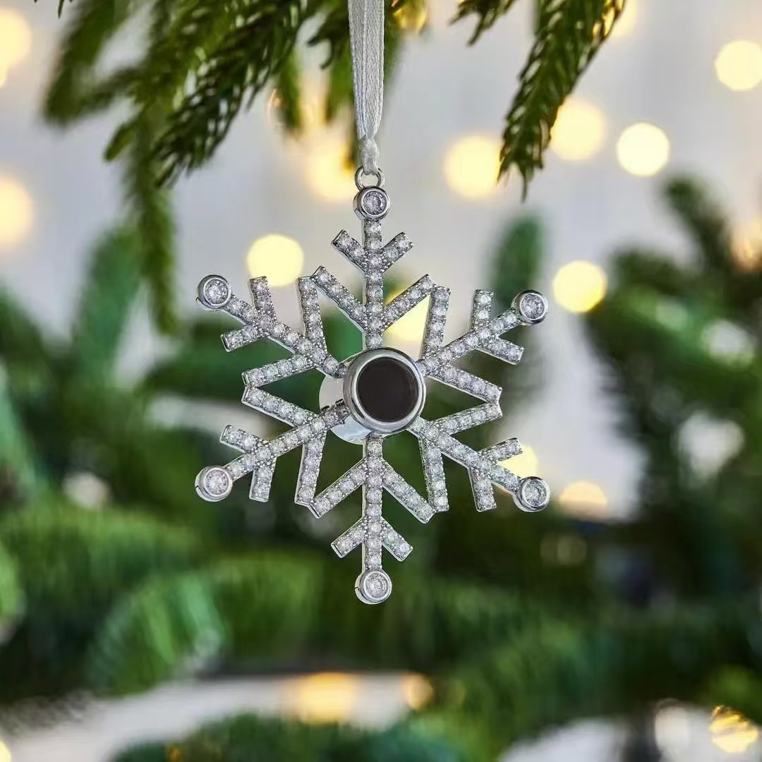 Projection Snowflake Pendant C - Vintage Fashion Photos avaliação e preço