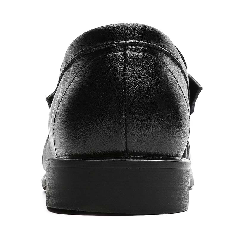 Men's Black Genuine Leather Lo - Vintage Slip Dress avaliação e preço