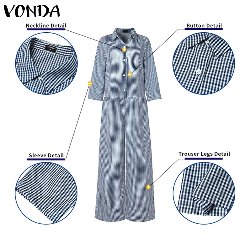 Plus Size 5XL VONDA Vintage Ju - Vintage Fashion Plus Size avaliação e preço