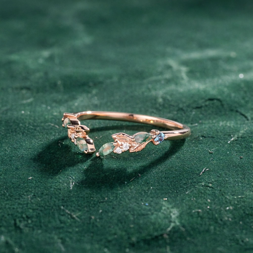 CxsJeremy Solid 14K Rose Gold  - Vintage Fashion Photos avaliação e preço