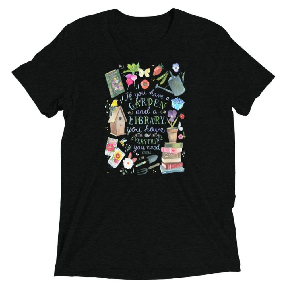 Garden and A Library Unisex Tr - Vintage Fashion Library avaliação e preço
