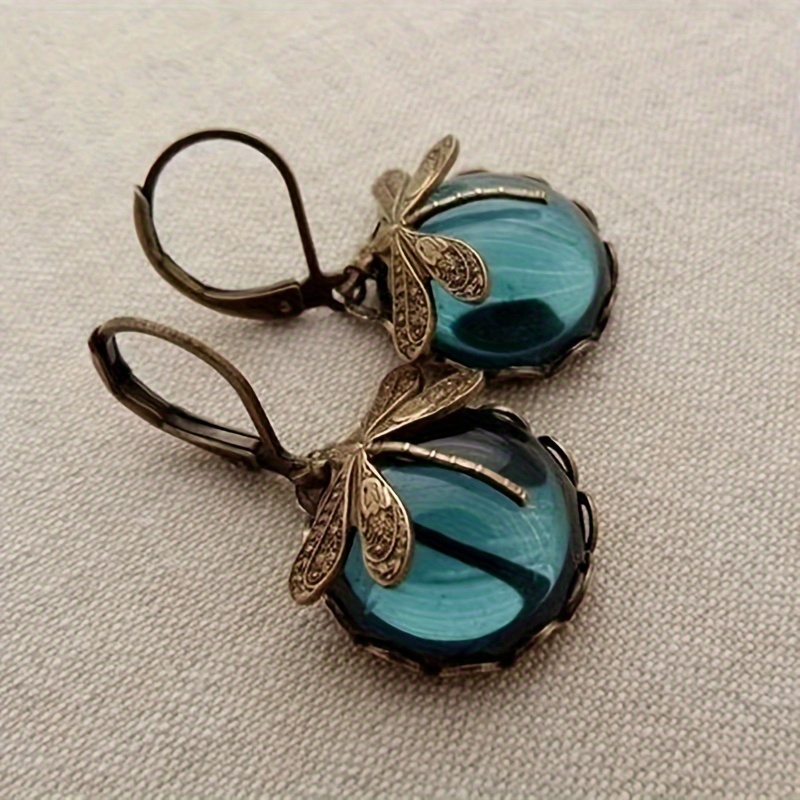 Vintage green dragonfly pendan - Vintage Fashion Retro Outfit avaliação e preço